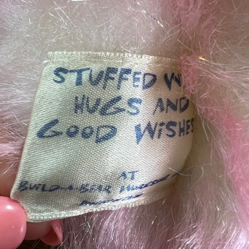 Build-A-Bear Hopeful Wishes Pink Breast Cancer Awareness 2001 Vintage Y2K 16